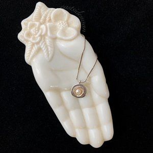 Vtg PEARL with SILVER 925 + SS Chain Necklace June Birthstone